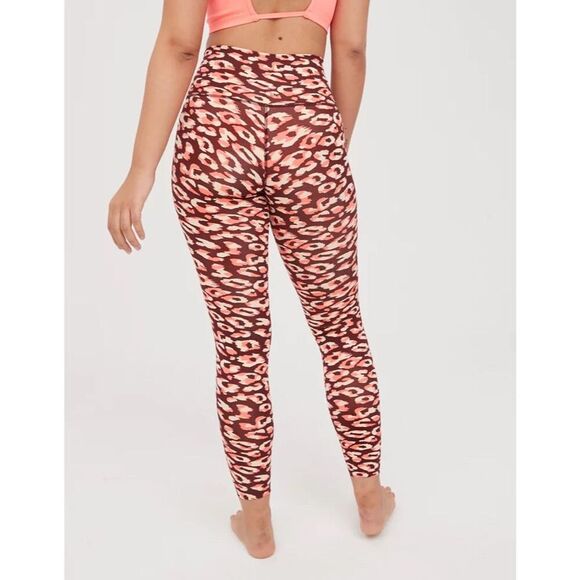 NWT Offline by Aerie Women's Goals High-Waisted 7/8 Leggings Size M Leopard - Picture 3 of 12
